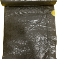 207blatt Kehrichtsäcke 60 l schwarz mit PP-Band, weitere Produktansicht