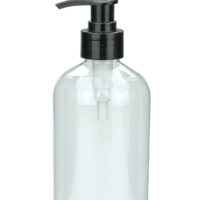 902803_P00008 Händedesinfektion 500 ml klare Flasche mit Pumpe