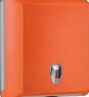 Falthandtuchspender in Orange