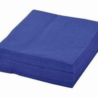 Servblau Servietten 40x40cm 2-lagig 1/4 Falz blau