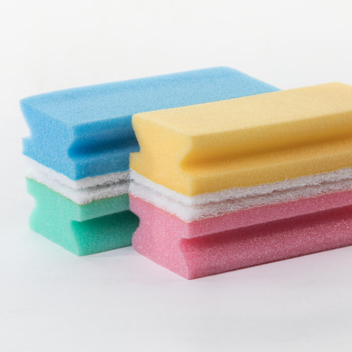 Krazfrei Abwaschschwamm blau/weiß kratzfrei XL