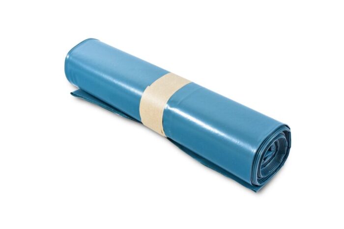 Blaue Müllsäcke