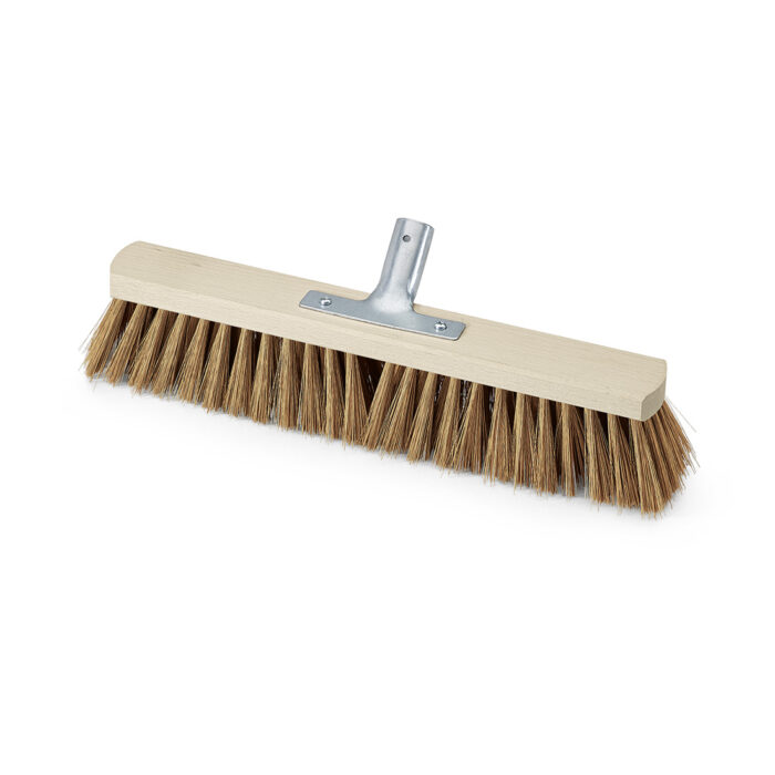 Saalbesen Poly-Kokos mit Metallstielhalter 60cm