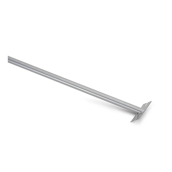 Metallstiel mit angeschweißtem Stielhalter