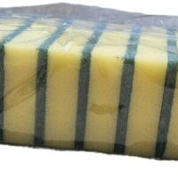 Padschwamm abrasiv 10 er-9x6x2,5 cm ,Farbe: gelb/grün