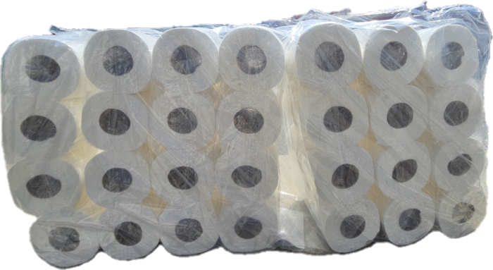 Toilettenpapier Zellstoff weiß