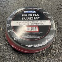 polierpadrot Carwaxx Polierpad Trapez Rot Doppelpack, weitere Produktansicht